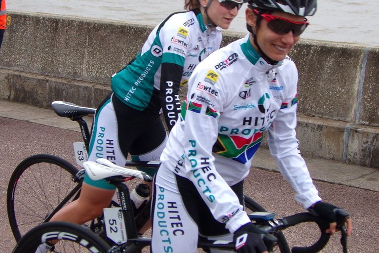 Ashleigh Moolman-Pasio en course
